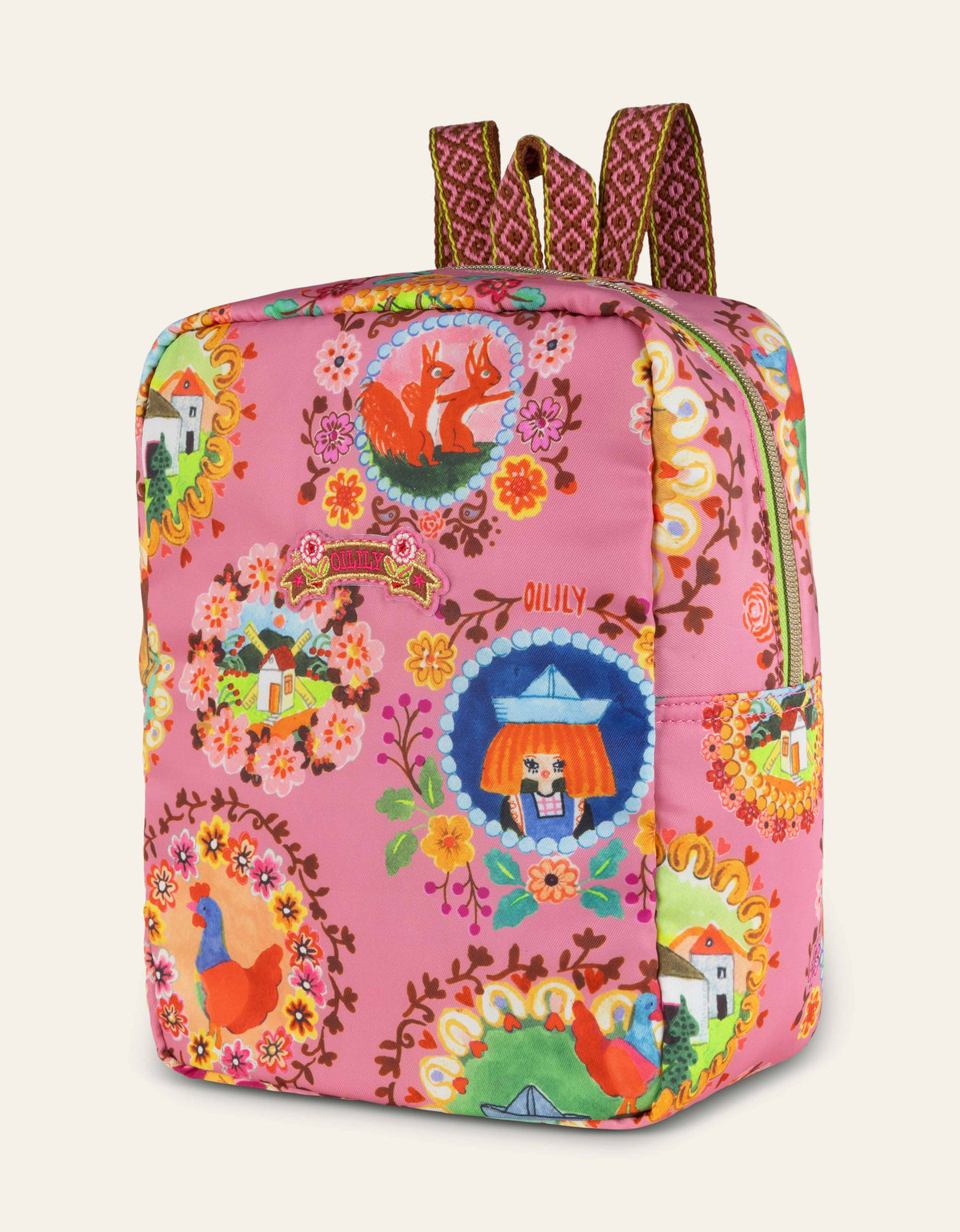 Oilily Girls Chateau Rose Bobby Backpack