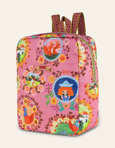 Oilily Girls Chateau Rose Bobby Backpack