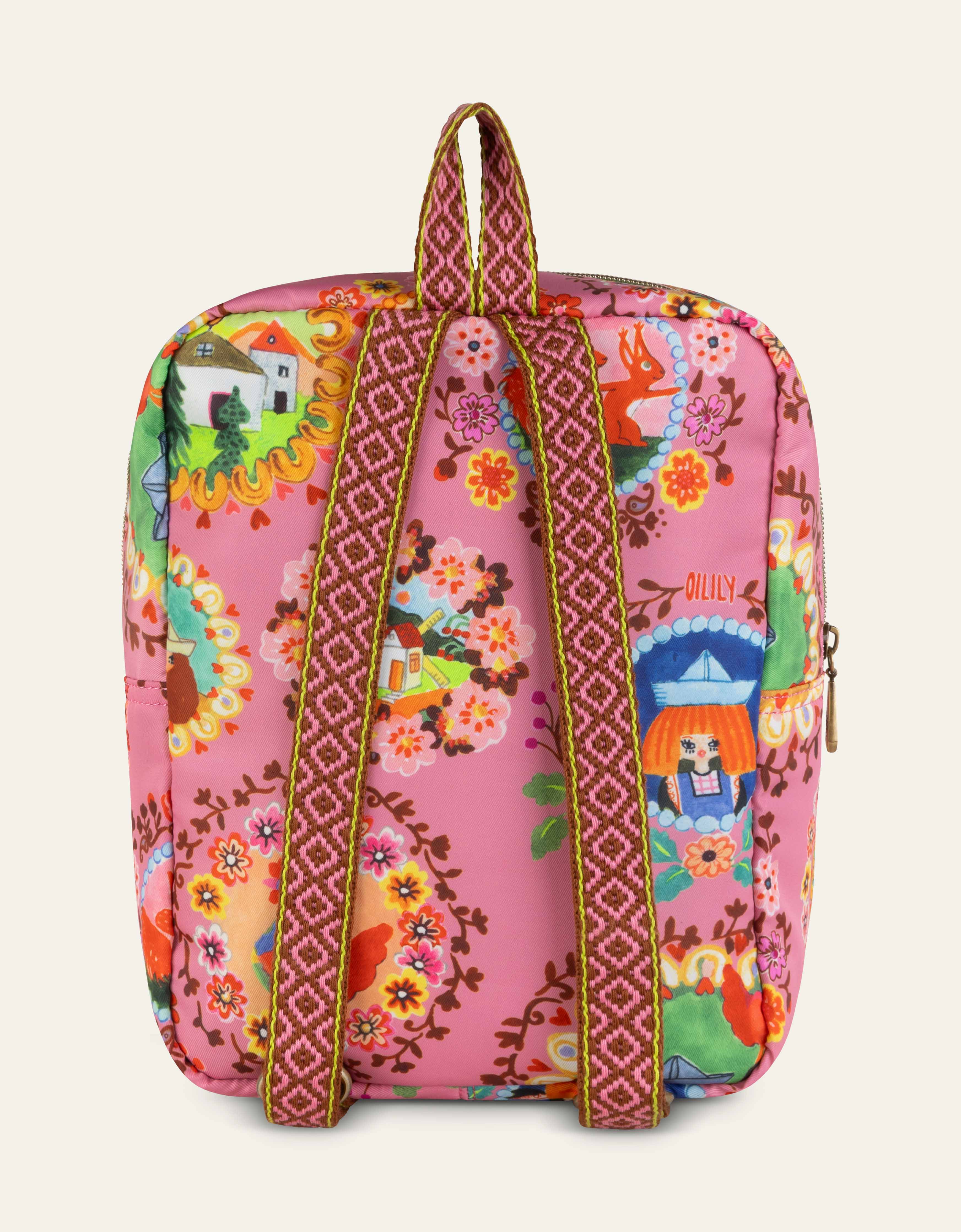 Oilily Girls Chateau Rose Bobby Backpack