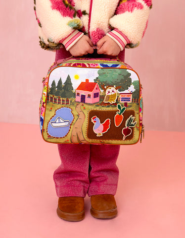 Oilily Girls Chateau Rose Farm Suitcase