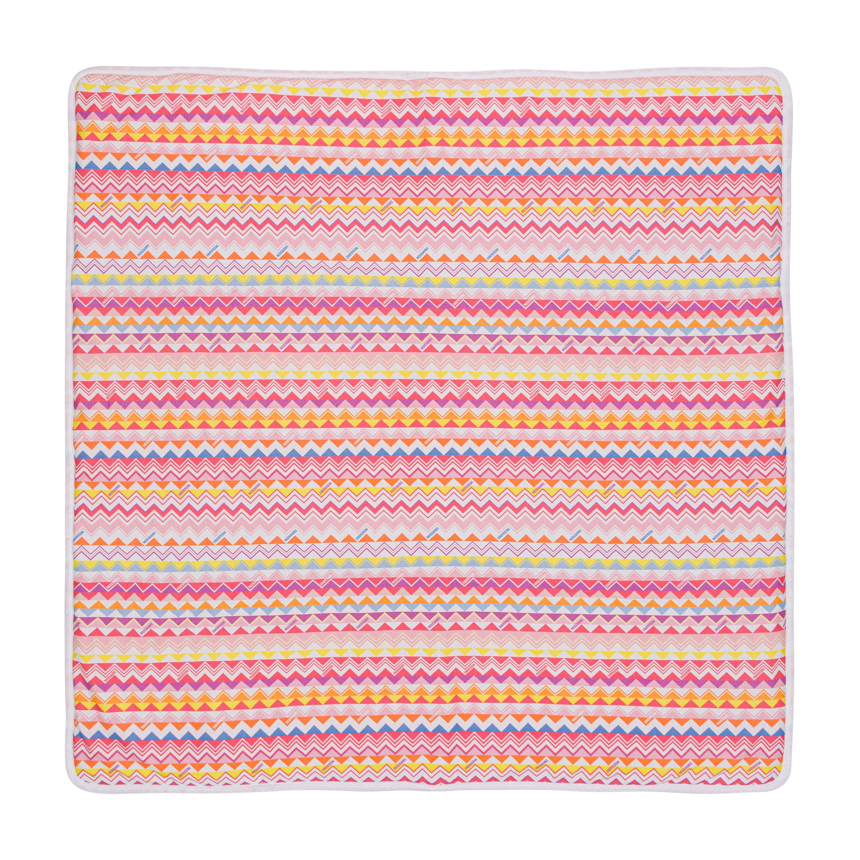 Missoni Kids Girls Pink Zig Zag Blanket