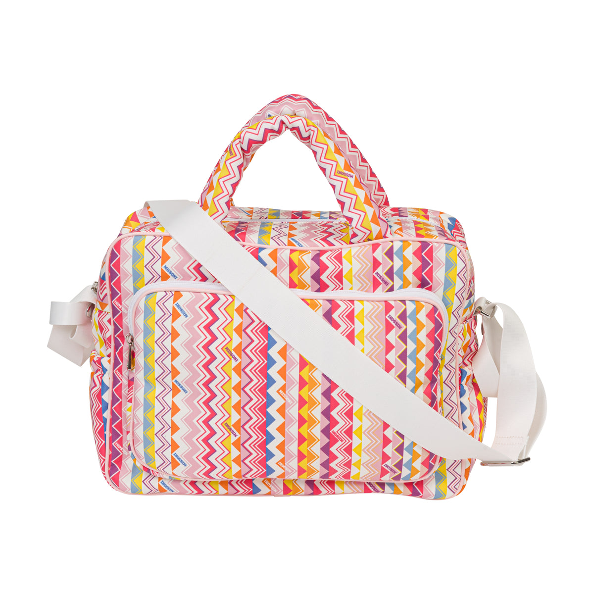 Missoni Kids Girls Pink Zig Zag Baby Bag