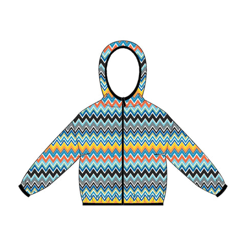 Missoni Kids Boys Blue Zig Zag Jacket