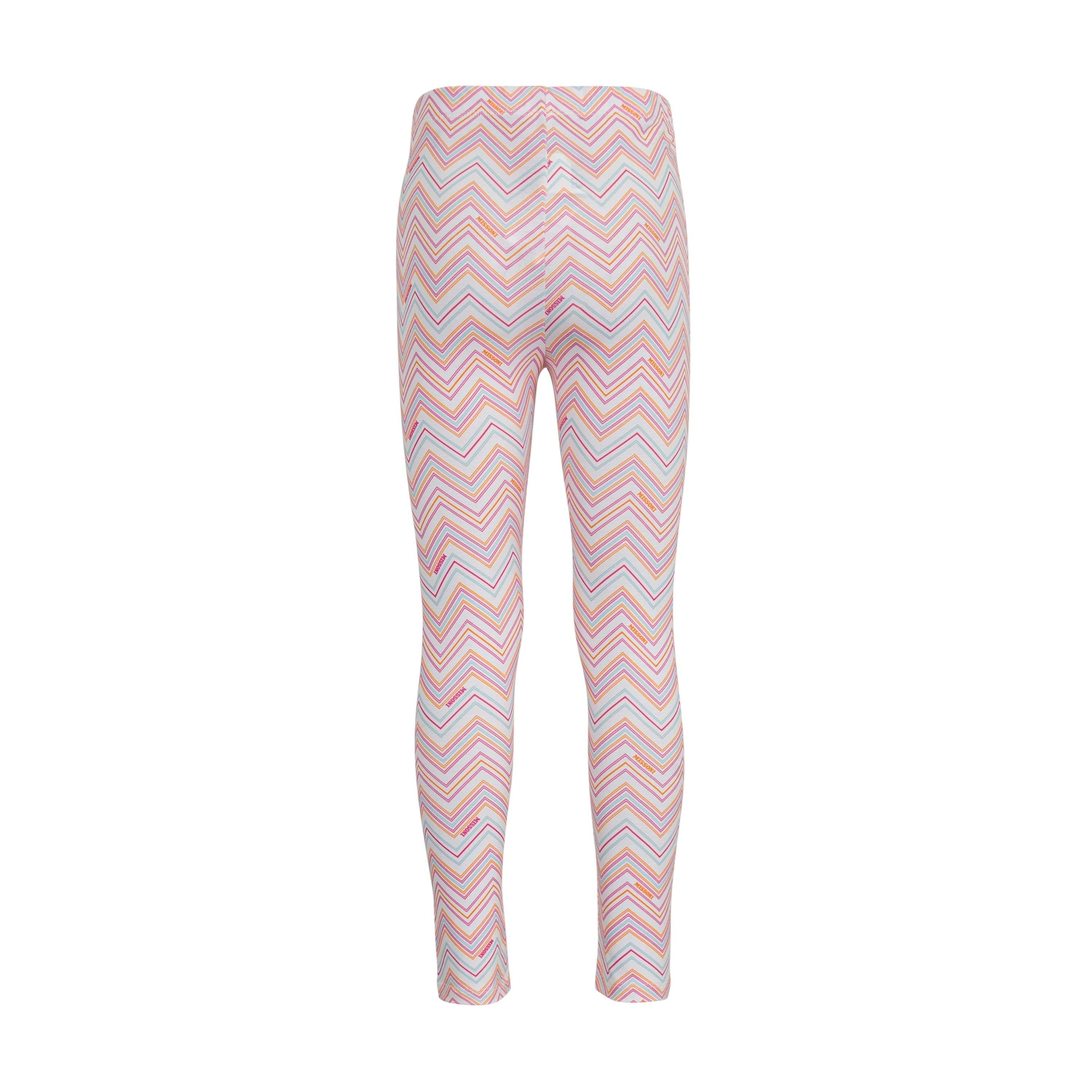 Missoni Kids Girls Pink Zig Zag Leggings