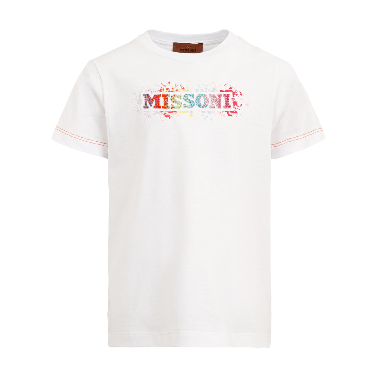 Missoni Kids Girls White Splash Tshirt