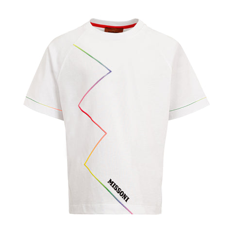 Missoni Kids Boys White T-Shirt