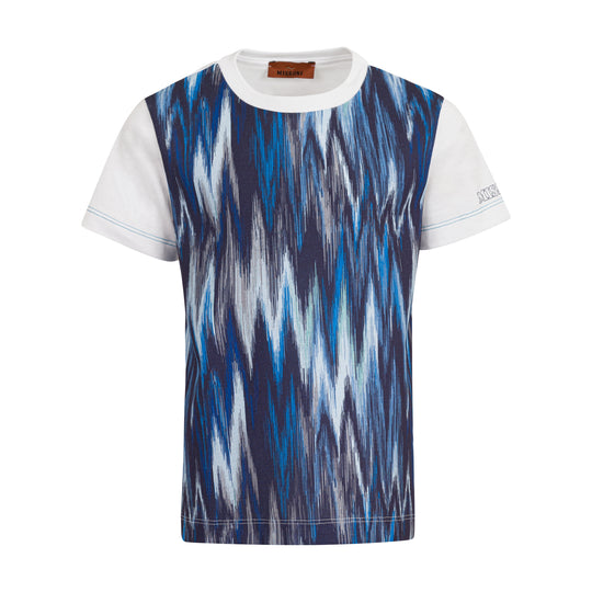 Boys White Tie Dye T-Shirt