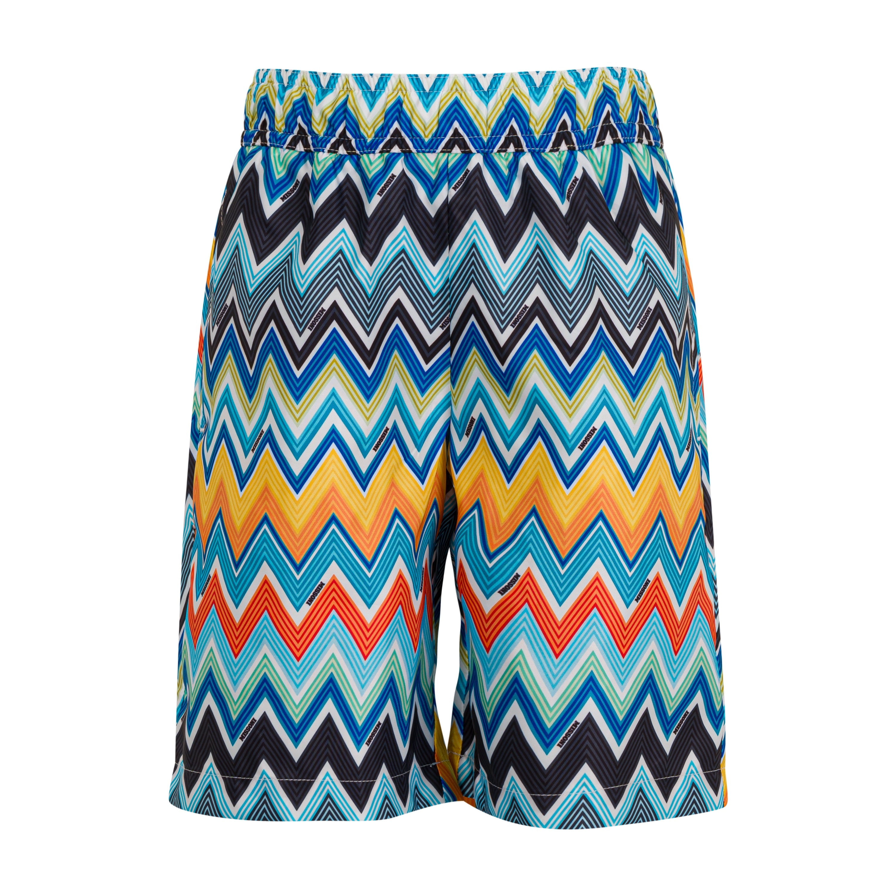 Missoni Kids Boys Multicoloured Zig Zag Swim Shorts