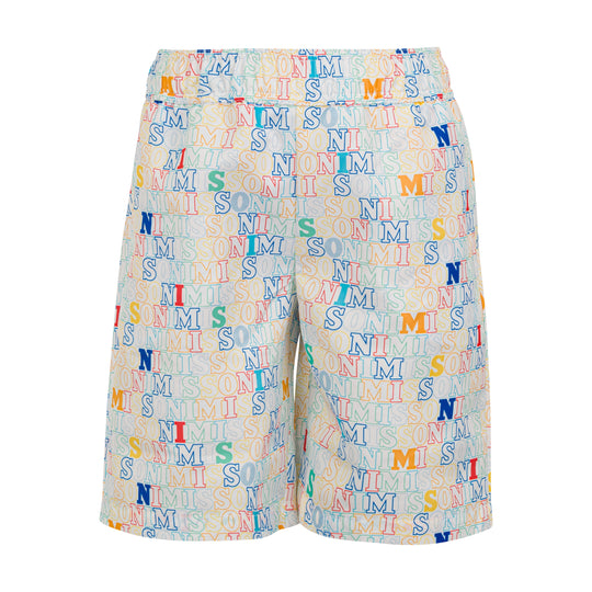 Boys Colourful Logo Shorts