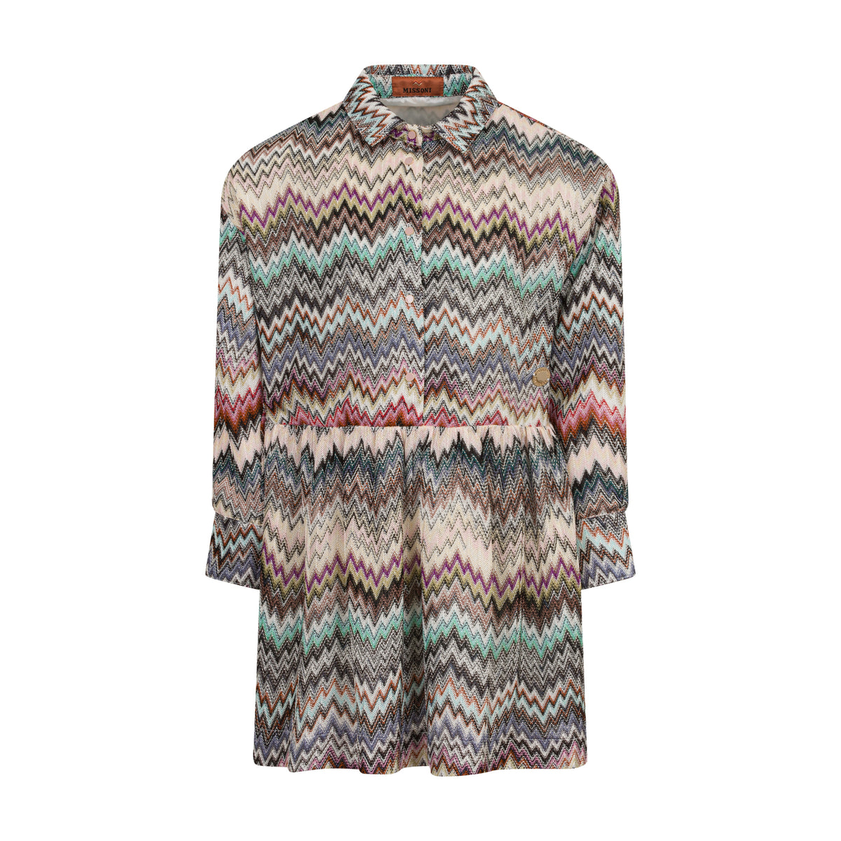 Missoni Kids Girls Colourful Knitted Zig Zag Dress