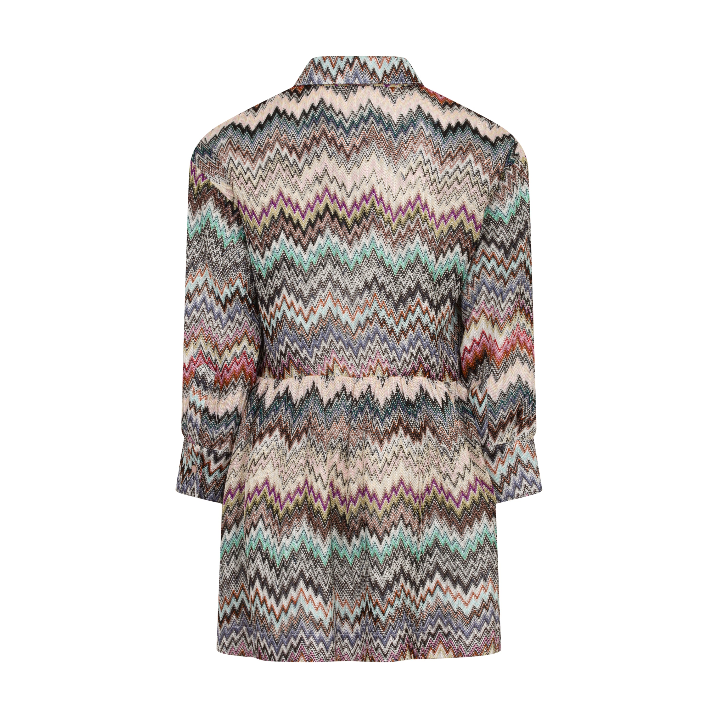 Missoni Kids Girls Colourful Knitted Zig Zag Dress