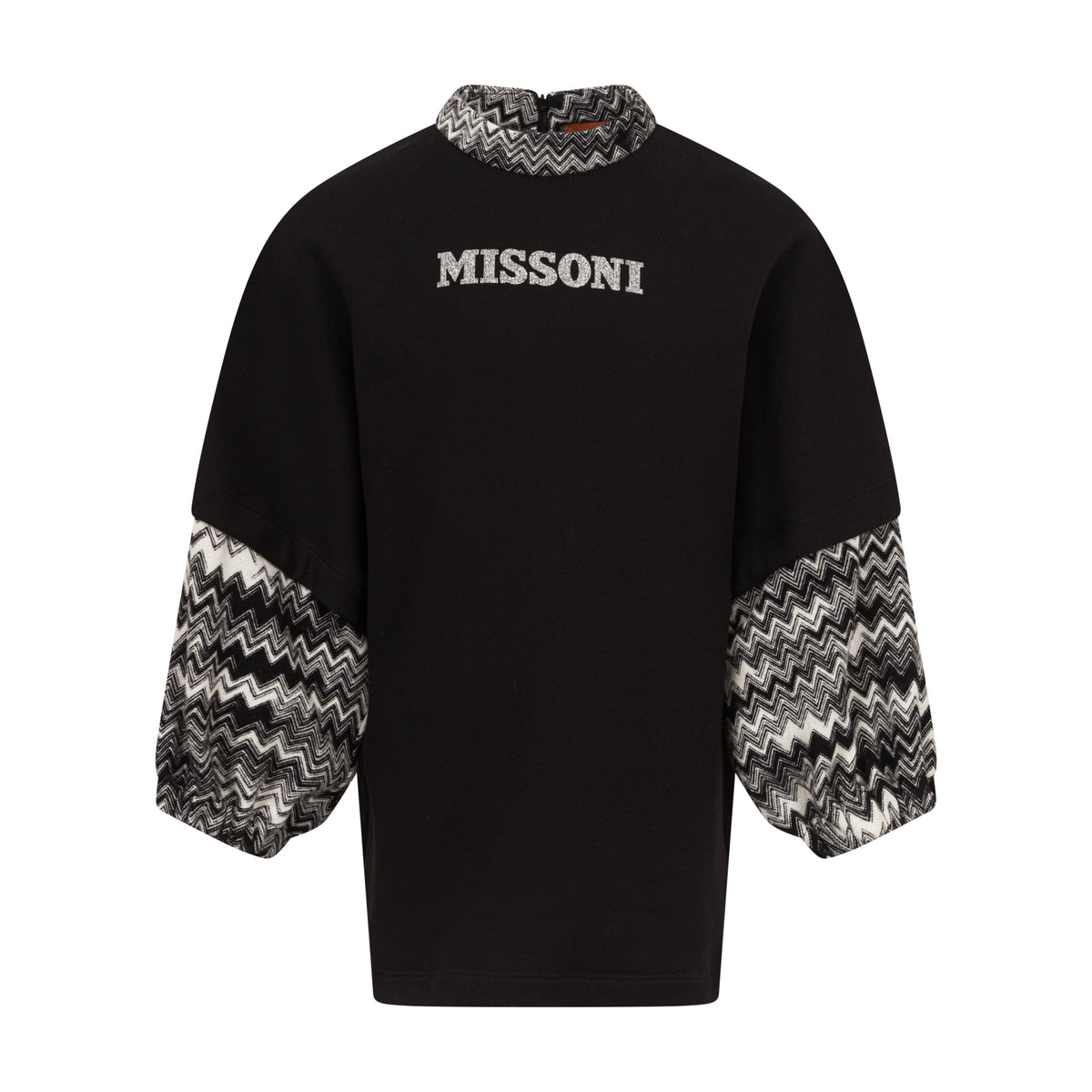 Missoni Kids Girls Black Logo Dress