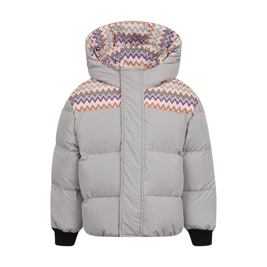 Boys Grey Down Jacket