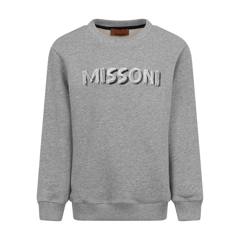 Missoni Kids Boys Grey Logo Tracksuit