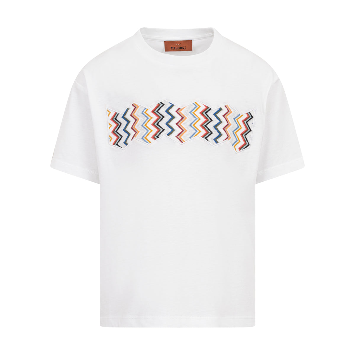 Missoni Kids Boys White Colourful T-Shirt