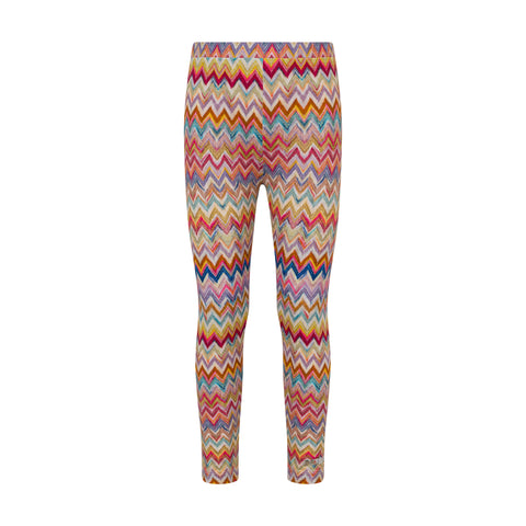Missoni Kids Girls Multicoloured Zig Zag Leggings