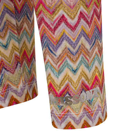 Missoni Kids Girls Multicoloured Zig Zag Leggings