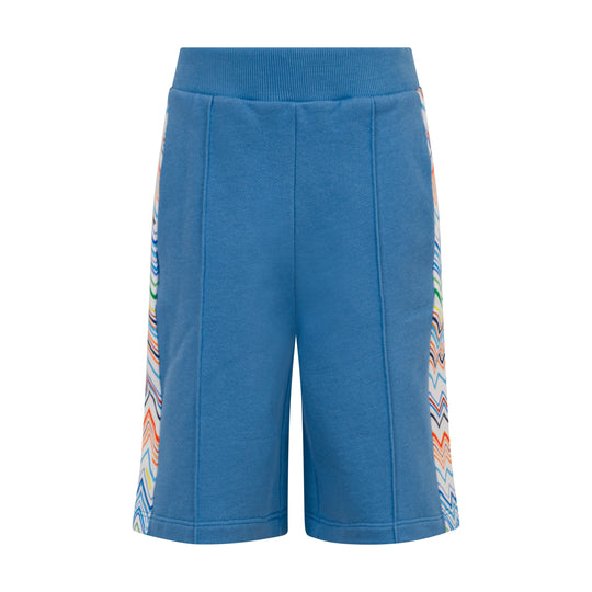 Boys Sky Blue Jersey Shorts