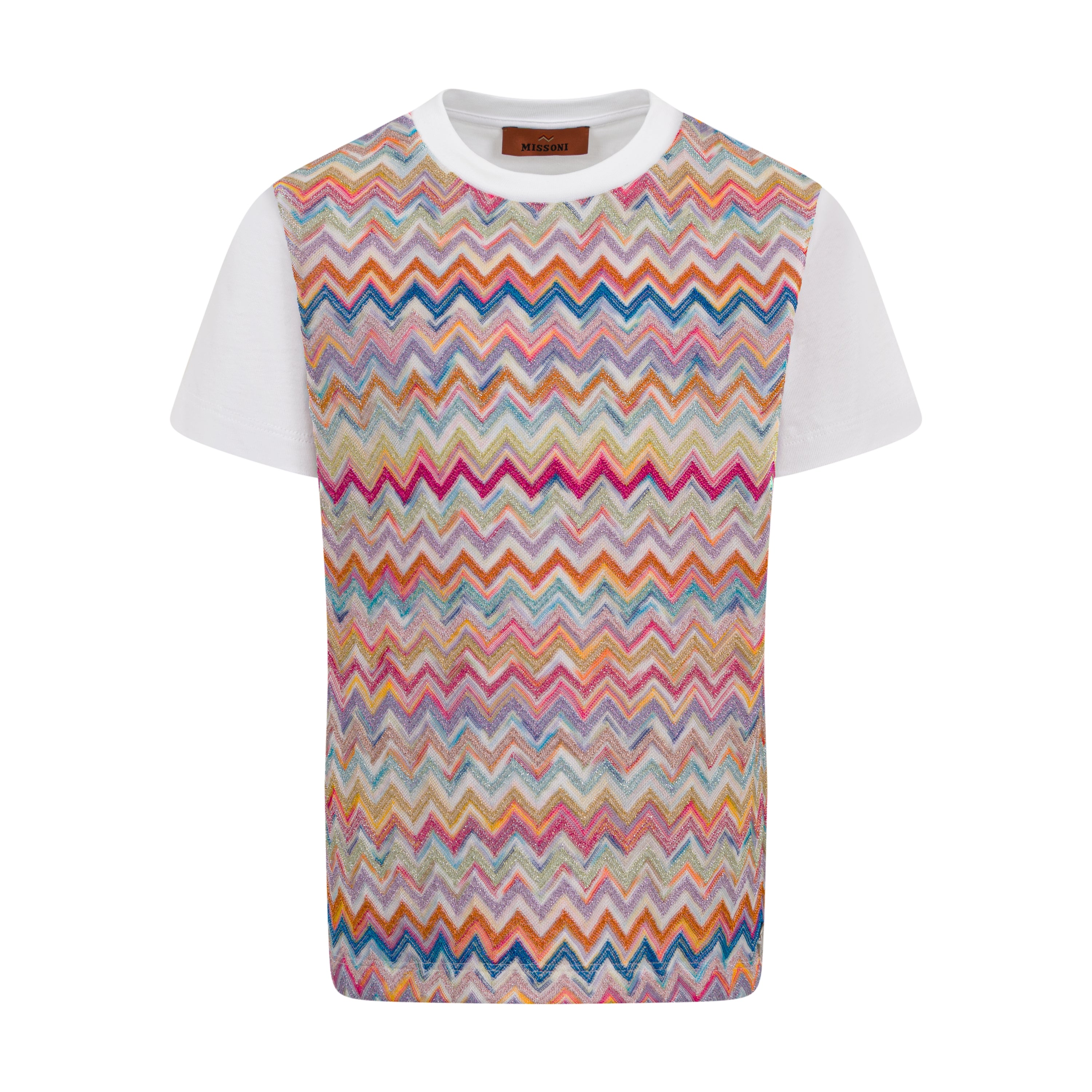 Missoni Kids Girls Multicoloured Zig Zag T-Shirt