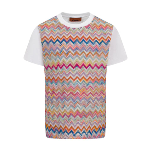 Missoni Kids Girls Multicoloured Zig Zag T-Shirt