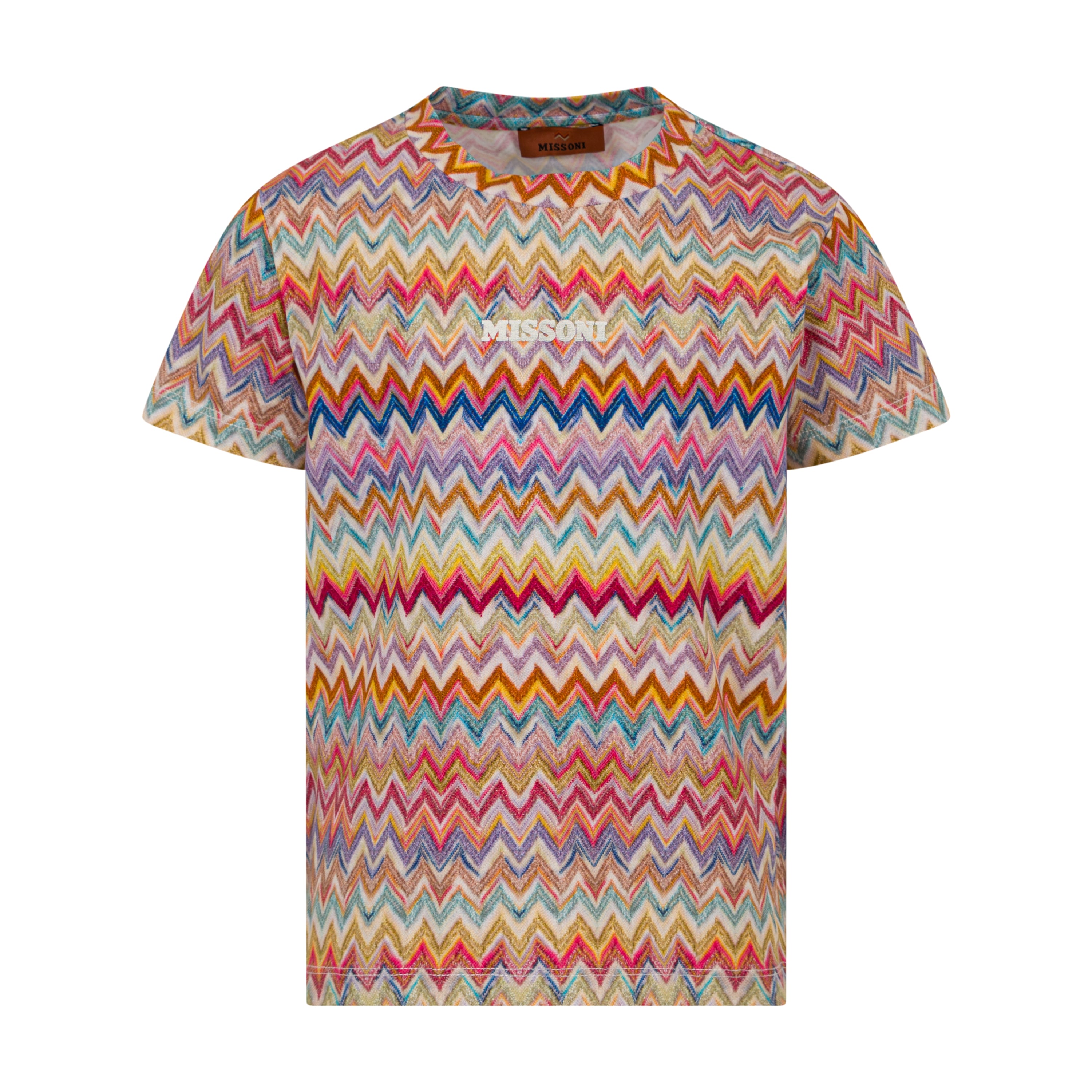 Missoni Kids Girls Multicoloured Zig Zag Logo Top