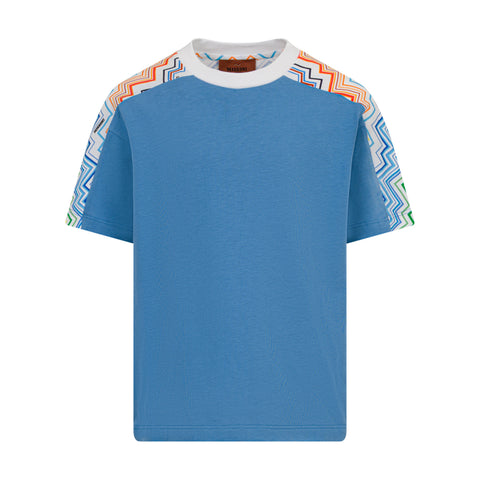 Missoni Kids Boys Sky Blue Top