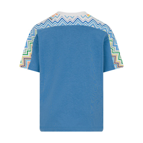 Missoni Kids Boys Sky Blue Top