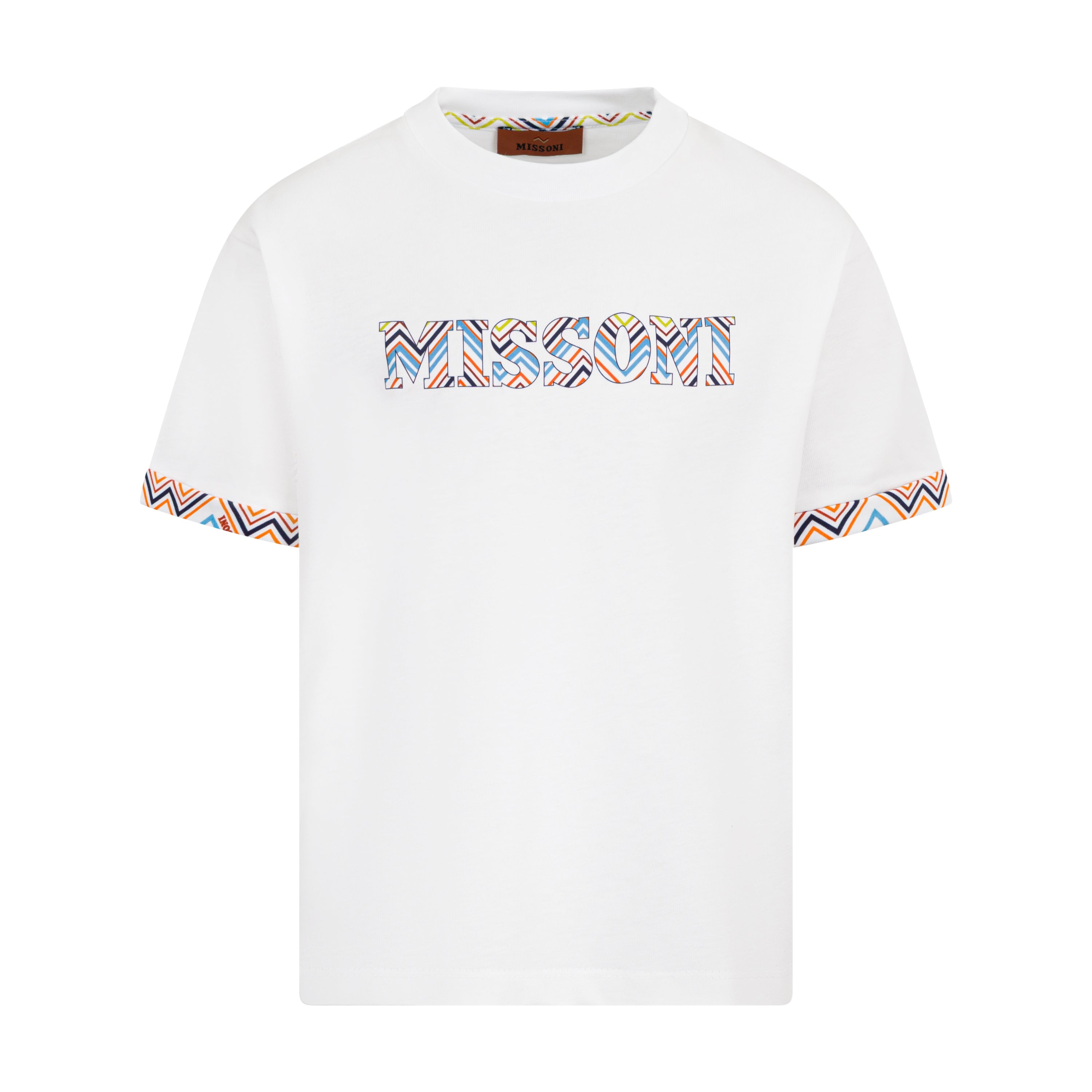 Missoni Kids Boys Multicoloured Logo Top