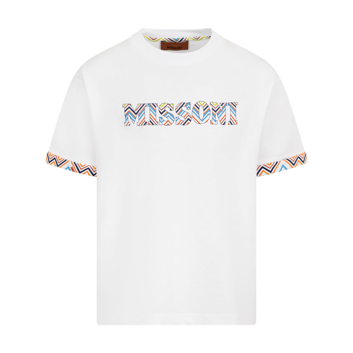 Missoni Kids Boys Multicoloured Logo Top