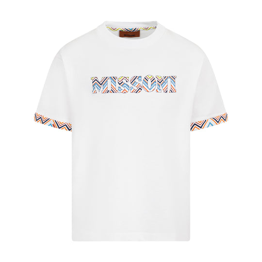 Boys Multicoloured Logo Top