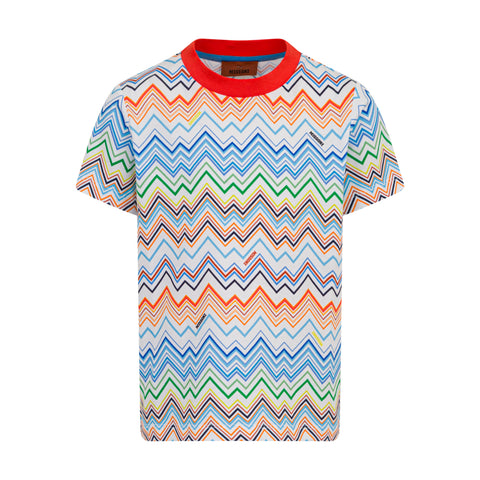 Missoni Kids Boys Multicoloured Zig Zag Top