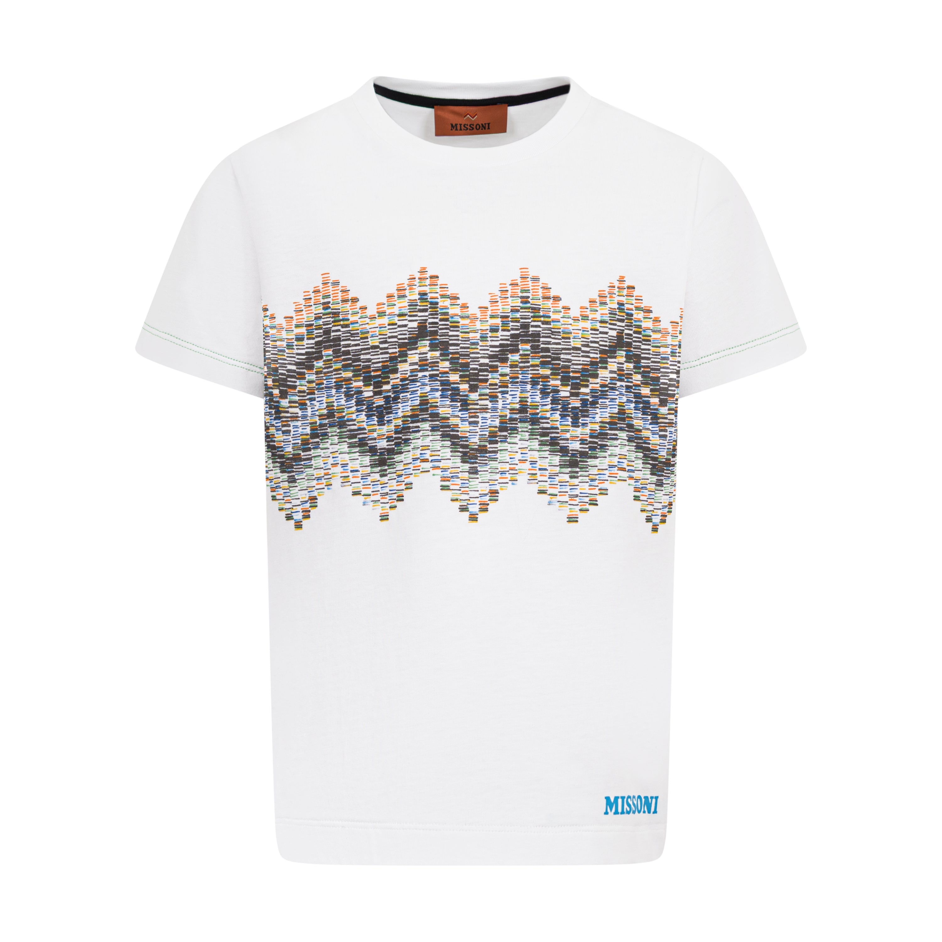 Missoni Kids Boys Khaki Zig Zag Top