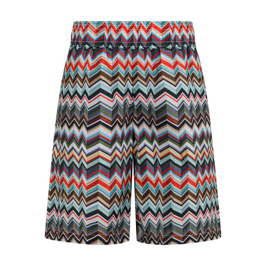 Boys Multicoloured Zig Zag Swim Shorts