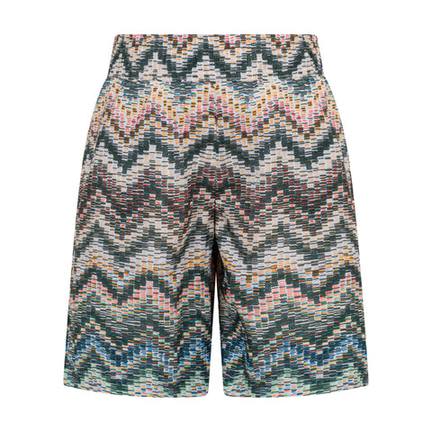Missoni Kids Boys Khaki Zig Zag Swim Shorts