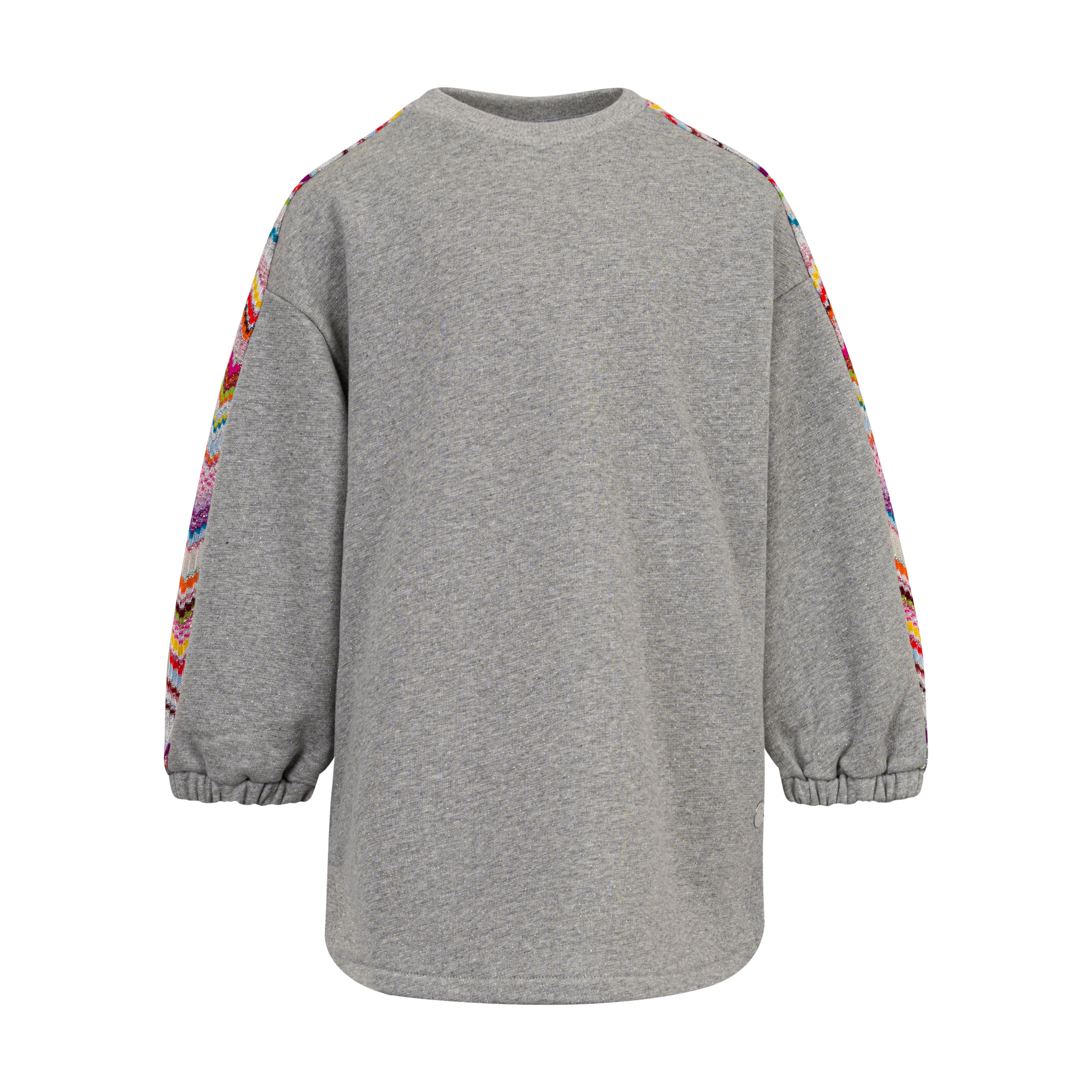 Missoni Kids Girls Grey And Silver Fleece Dress