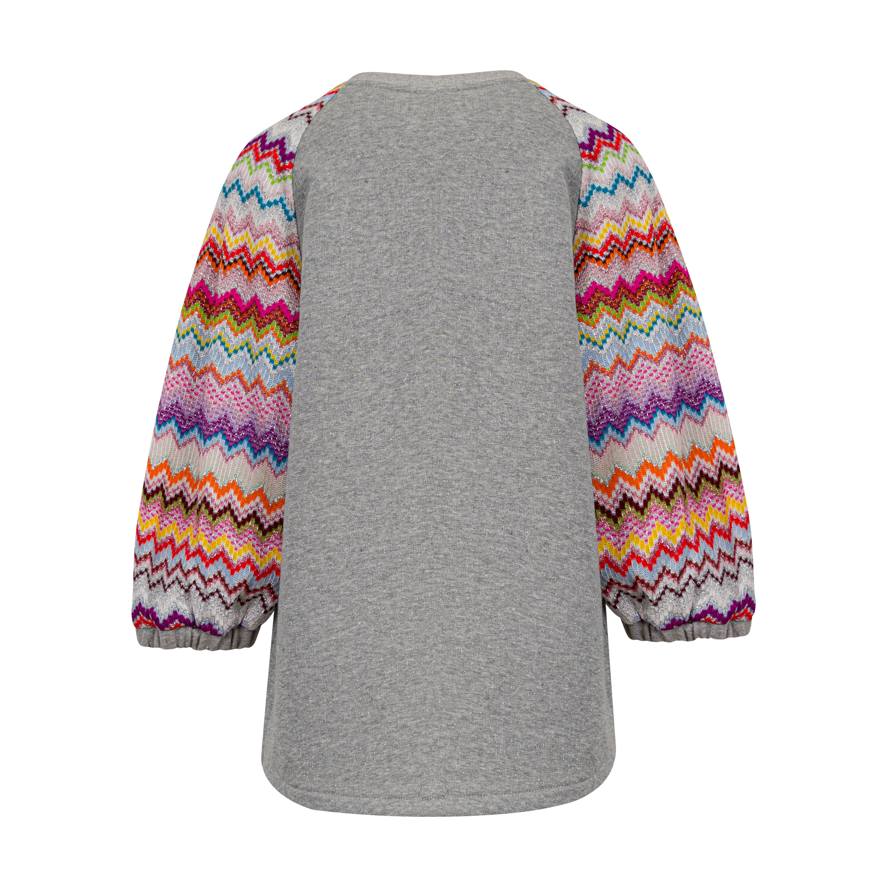 Missoni Kids Girls Grey And Silver Fleece Dress