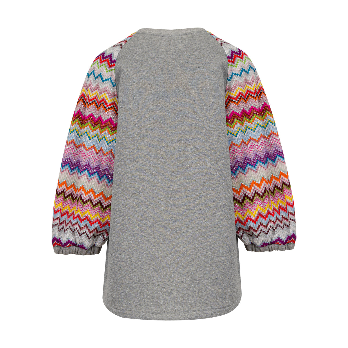 Missoni Kids Girls Grey And Silver Fleece Dress