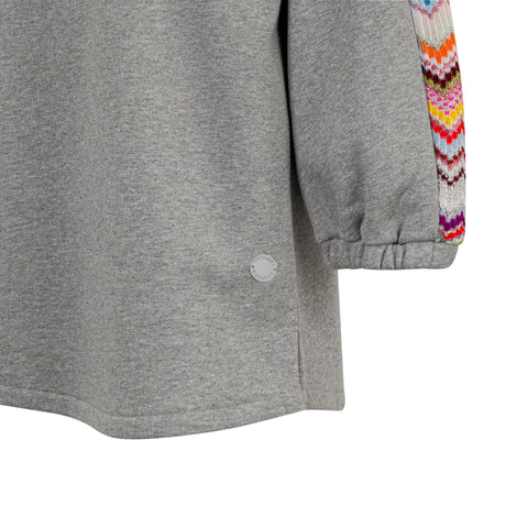 Girls Grey And Silver Fleece Dress DUP?