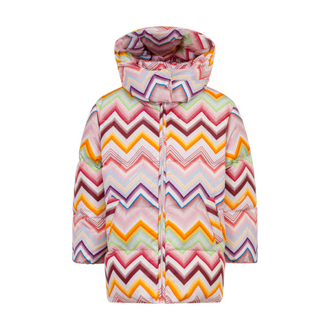 Missoni Kids Girls Multicoloured Down Jacket
