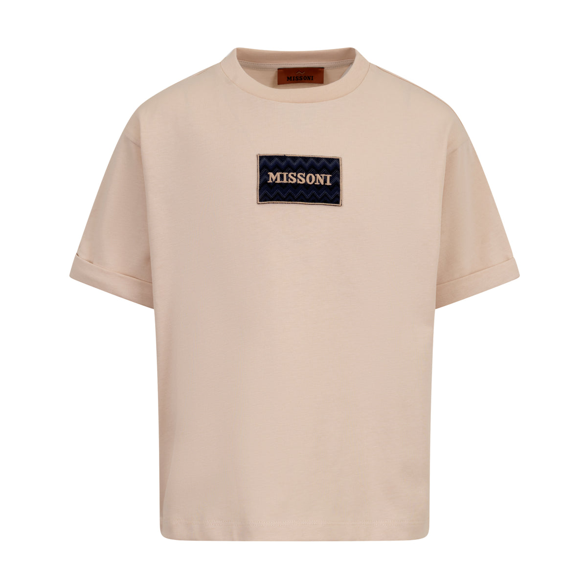 Missoni Kids Boys Beige Logo T-Shirt