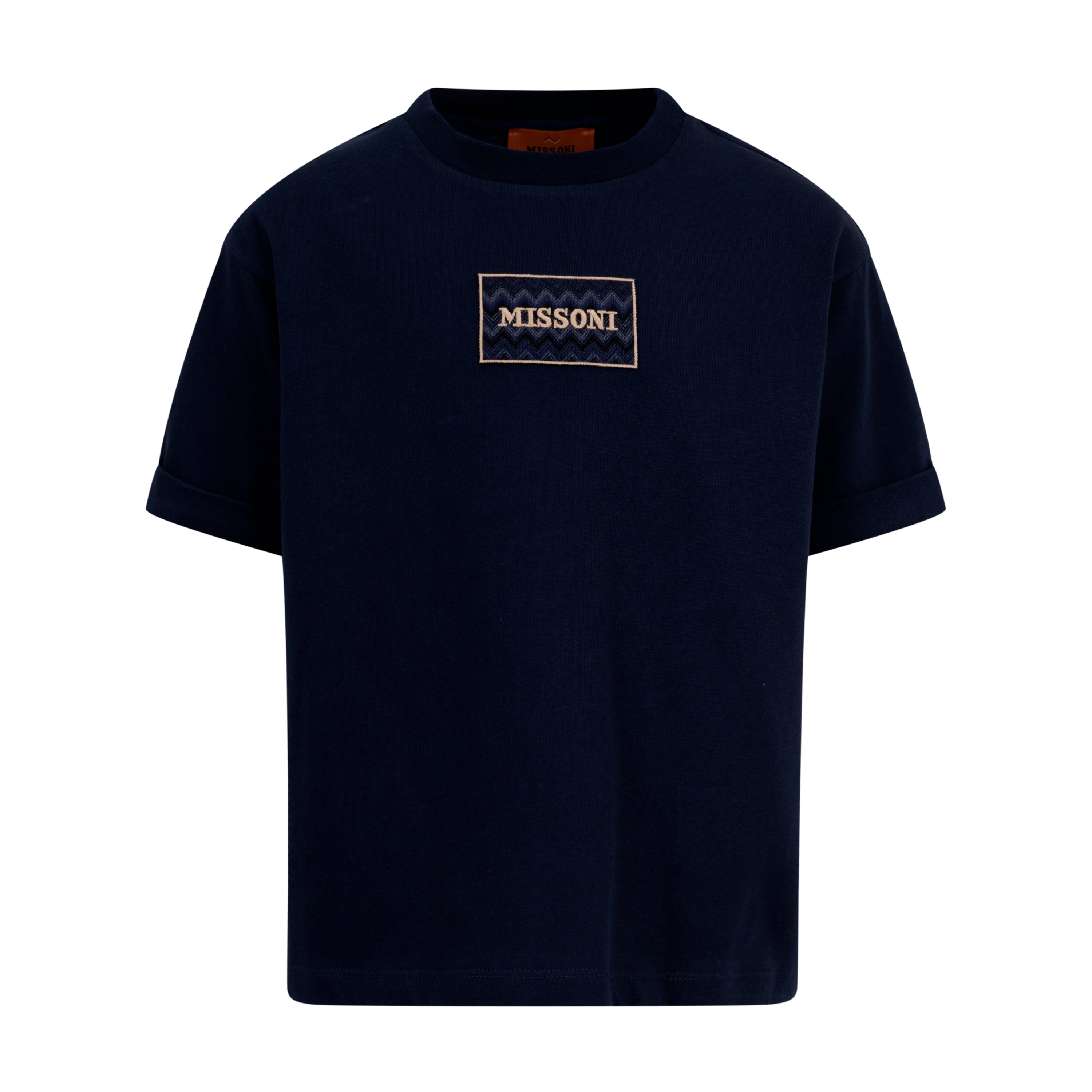 Missoni Kids Boys Navy Logo T-Shirt