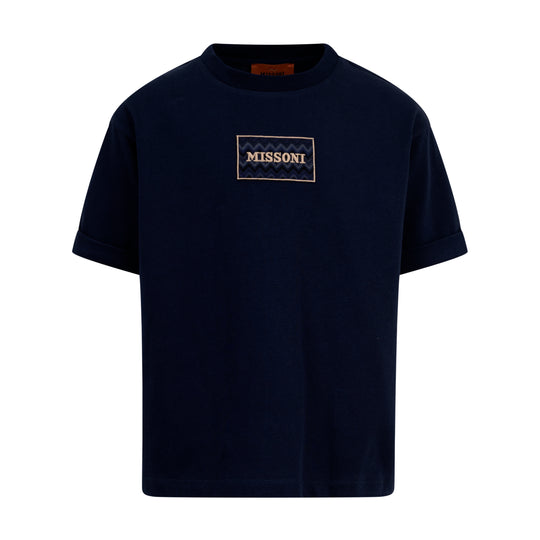 Boys Navy Logo T-Shirt