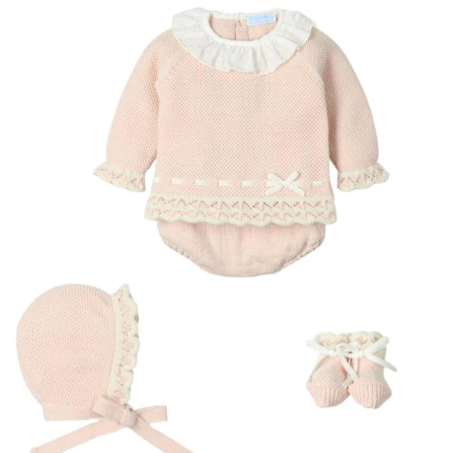 Mac Ilusion Baby Girls 4 Piece Knitted Set