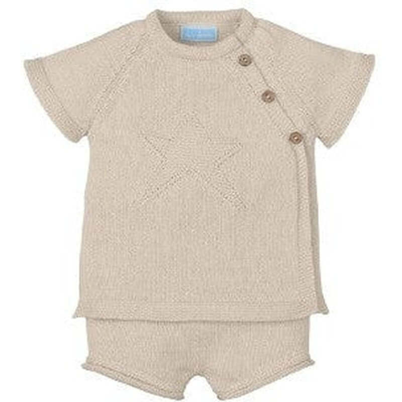 Mac Ilusion Boys Beige Shorts Set