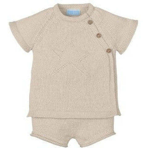 Mac Ilusion Boys Beige Shorts Set