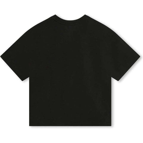 Marc Jacobs Boys Black Graffiti Logo Short Sleeve T-Shirt