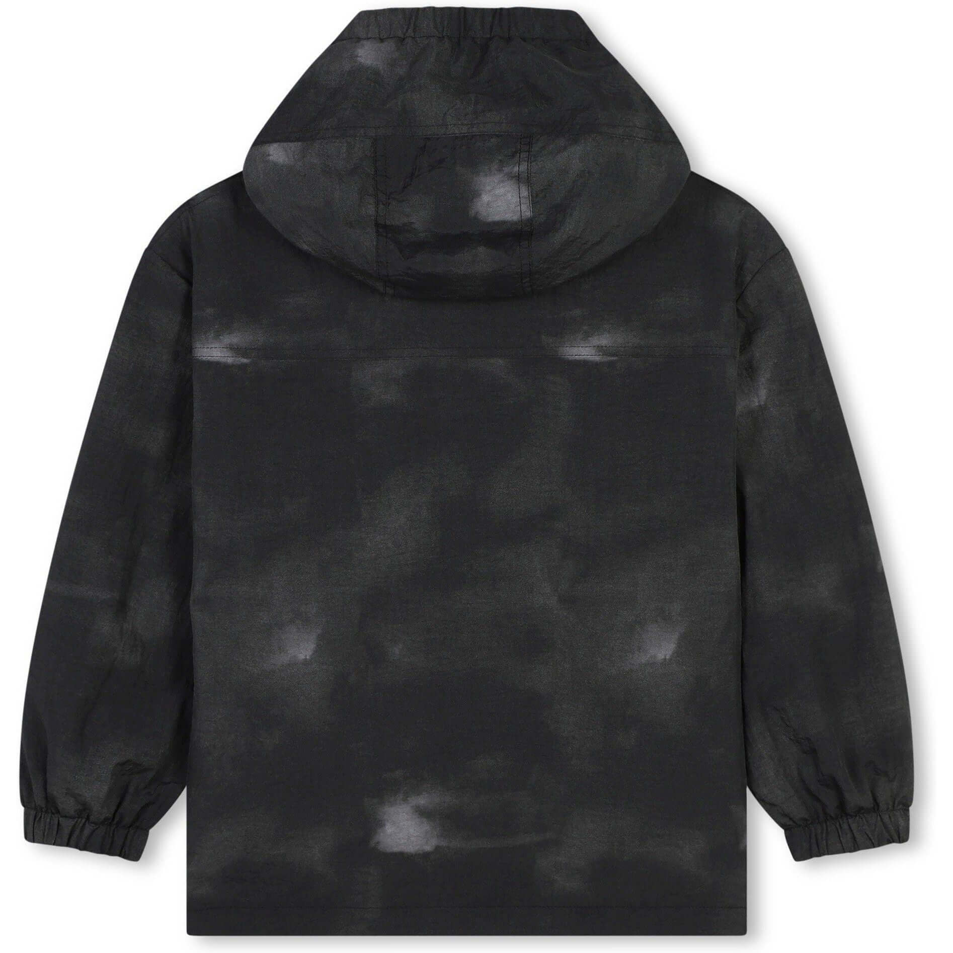 Marc Jacobs Boys Black Smile Hooded Windbreaker