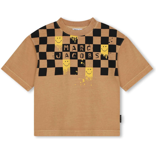Boys Brown Short Sleeve T-shirt