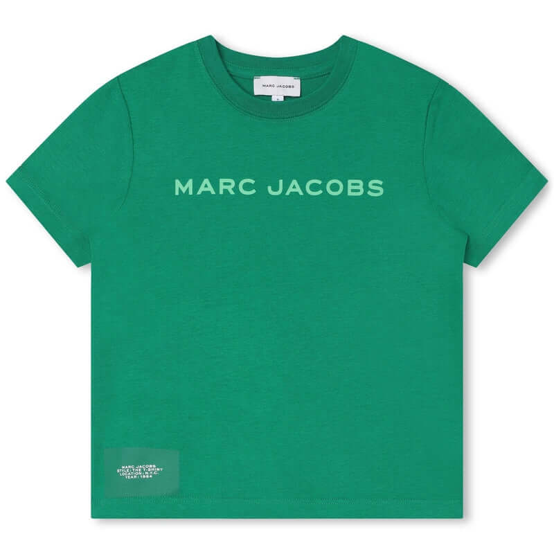 Marc Jacobs Boys Green Organic Cotton T-Shirt