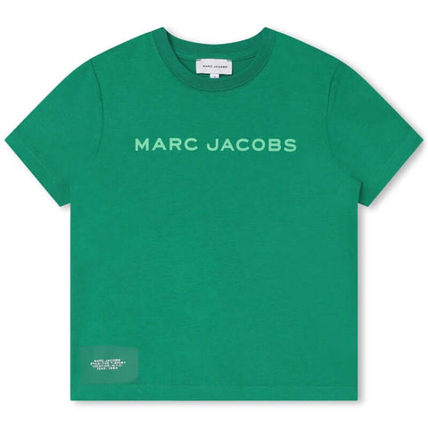 Marc Jacobs Boys Green Organic Cotton T-Shirt